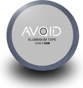 Avoid - Aluminium Tape - 50mm x 50m - Radiatorfolie - Dubbelzijdig - plakstrip - Toilet Tapes