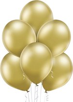 100x Ballon B105 – 30 cm (Or Goud) [reflex chrome] [PRomoballonsBelgium]