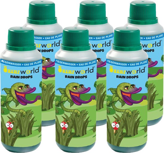 Foto: Vdvelde com rain drops vleesetende planten regenwater onbehandeld water 100 puur natuur 6 x 250 ml