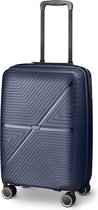 Oskol by Jump - Handbagage 55 cm - 4 Wielen - TSA-Cijferslot - Expandable - Blauw