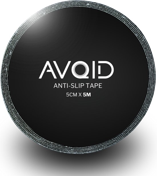 Avoid - Anti Slip Tape - 50mm x 5m - Zwarte Tape - Anti Slip Mat - - Avoid