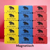 Whiteboard Wisser - Magnetisch Wisser - Blauw/Rood/Geel - 15 Stuks