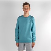 Monnq Kids Sweater Teal Monstera