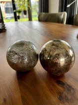 Decoratie ballen - Glas - Goud - 2 stuks