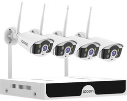 CCTV - Beveiligingscamera set met 4 Cameras Outdoor Buiten - Inclusief 1TB Hardeschijf - Home Security Camera Systeem - Wifi Camera Set - Beveiligingscamera - 4 Camera’s - Nachtzicht - Motion Detector
