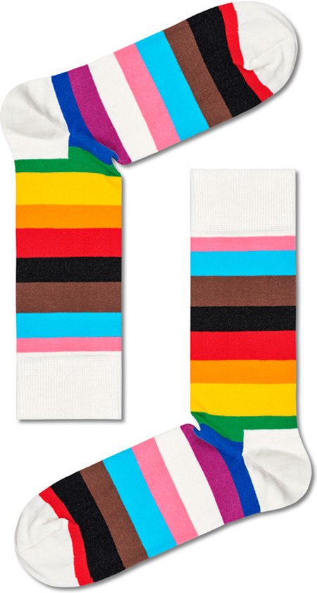 Happy Socks unisex sokken pride stripe multi