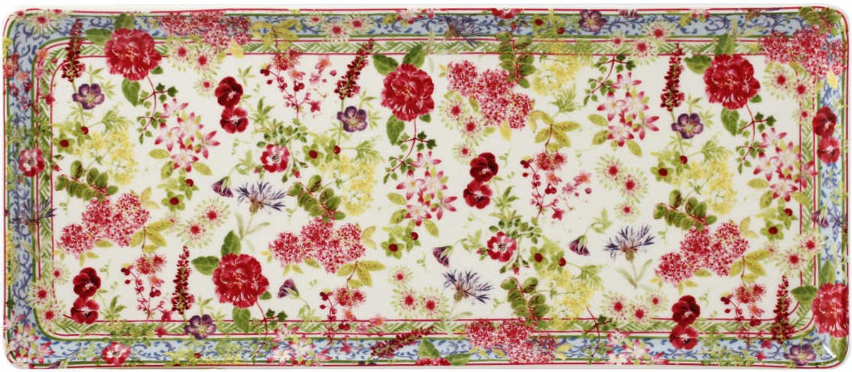 GIEN FRANCE - Millefleurs - Cakeschaal 36x15,5cm