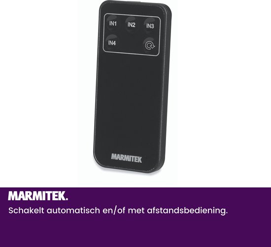 Marmitek Connect 620 UHD 2.0 HDMI Switch / HDMI schakelaar - 4K 60Hz - 4 in 1 uit