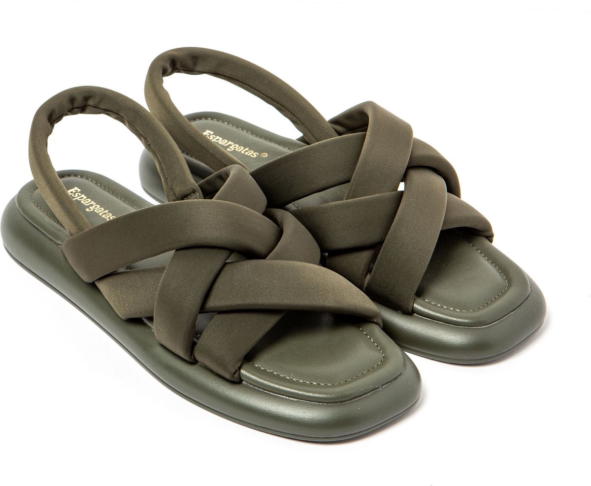 Espargatas Sandalen Dames-Groen-36