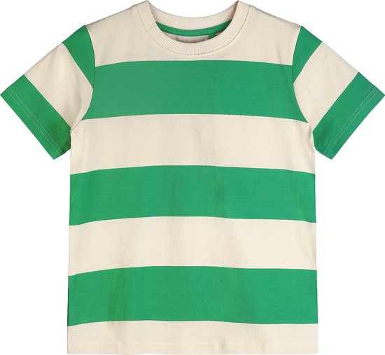 The New t-shirt unisex - streep - groen - TN5345