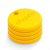 Chipolo One - Bluetooth Tracker - Keyfinder Sleutelvinder - 4-Pack - Geel