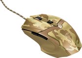 Trust GXT 101 Gav - Bedrade Gaming Muis - 4800 DPI - Desert Camouflage