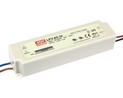 Mean Well SCHAKELENDE VOEDING - 1 UITGANG - 60 W - 24 V