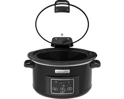 CrockPot Slow Cooker zwart 4,7L Klapdeksel new DNA