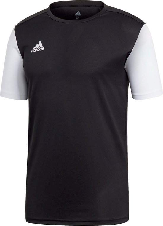 adidas Estro 19  Sportshirt - Maat M  - Mannen - zwart/wit