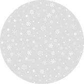 Kerstboom Kleed | Sneeuwvlokjes lichtgrijs | kerstboomkleed | Onze materialen zijn PVC vrij en hygienisch