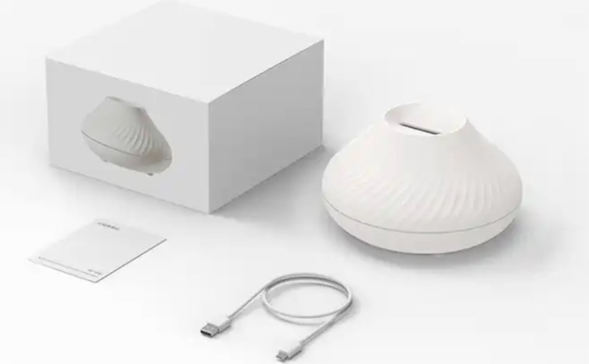 Goedkoopste Nuage Aroma diffuser zwart - 7 kleuren - geurverspreider - 130ml - Luchtbevochtiger - Geurverspreider