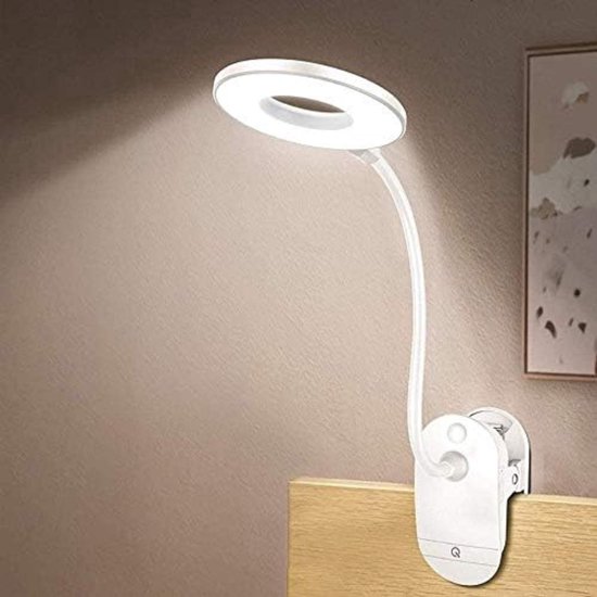 Leeslamp - Voor Op Bed - Bedlamp Slaapkamer - Bedlamp - Wit