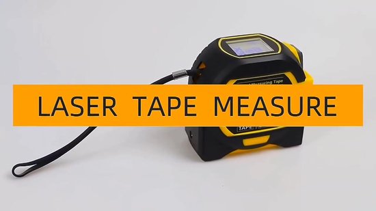 Rolmaat - 60 Meter Digitale Laser - 3 in 1 - Afstandsmeter ...