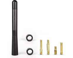 Universele Korte Auto antenne voor FM & AM - 10 CM - Zwart - Universe auto-antenne