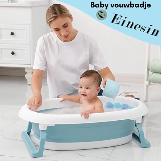 Opvouwbare Babybadkuip - Babykuip - Baby Bad - Babyzitje - Inclusief Kinderballen - Baby - Babyhaarwasbeker - Babybadkuip Opvouwbaar - 80 x 49 x 25 cm van Merkloos — afbeelding 5