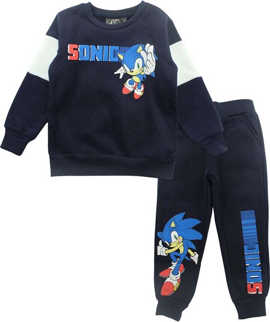 Costume de jogging Sonic the Hedgehog /costume de maison/costume de loisirs bleu foncé taille 98