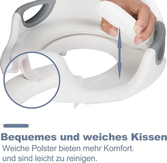 YRHome Toiletbril voor kinderen, wc-opzetstuk, zitjes voor 1-7 j., antislip, jongens/meisjes, spatbescherming