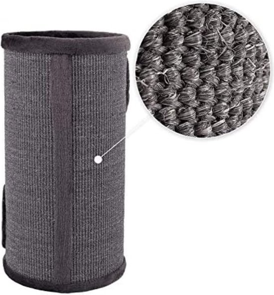 Krabton: PawHut Krabpaal Kattenboom Krabpaal Voor Katten Kat Klimboom Sisal Pilaren D2 0027