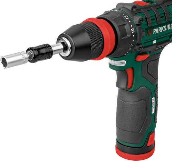 Vonroc Accuboormachine 12v - Incl. Accu, Usb-c Kabel En 16-delige Boor- En Bitset