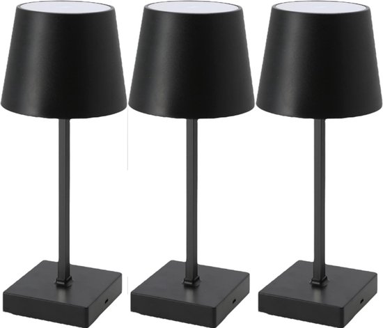 Tafellamp Myco draadloos LED 3W USB oplaadbaar, zwart kopen? Buitenlampen
