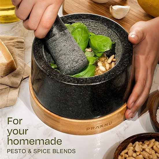 TONYSA Broyeur D'ail En Plastique Manuel épices Herbes Mortier Pilon