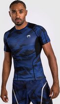 Venum Electron 3.0 Rash Guard Compressie Shirt Navy maat XXL