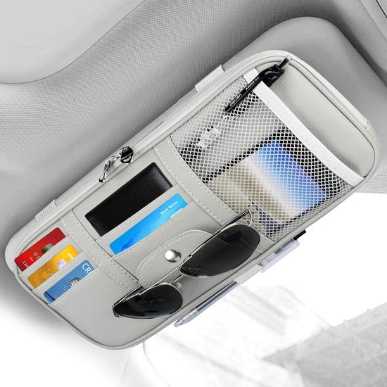 Zwarte Universele Auto Zonneklep Organizer, Auto Interieur