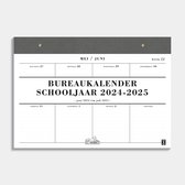 Hobbit - Bureaukalender - 2024-2025 - 1 week op 1 pagina - A4 (21 x 29,7 cm) - Grijs