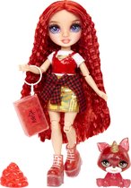 Rainbow High Classic Fashion Doll - 28 cm - Ruby (rouge) - Avec set de slime et animal
