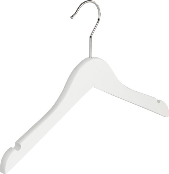 De Kledinghanger Gigant - 20 X Blousehanger / Shirthanger Lotushout Zwart Gelakt 44 Cm De Kledinghanger Gigant - 20 X Blousehanger / Shirthanger Lotushout Zwart Gelakt 44 Cm