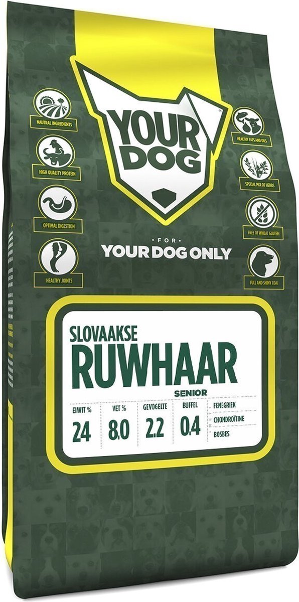 Yourdog Yourdog Slovaakse staande ruwhaar Rasspecifiek Senior Hondenvoer 6kg | Hondenbrokken