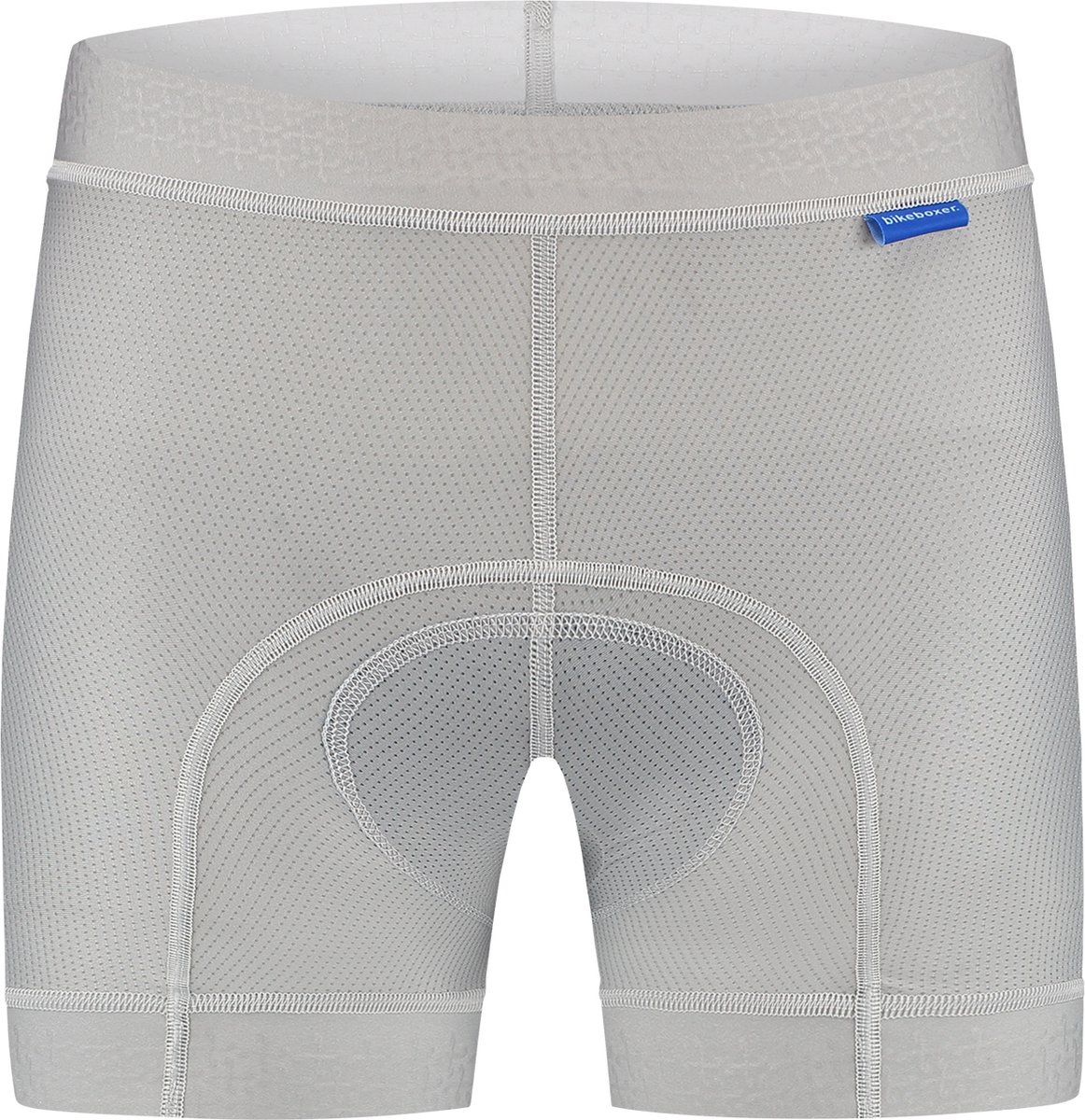 bikeboxer. Colors Heren e-bike fietsonderbroek met zeem Grijs - M