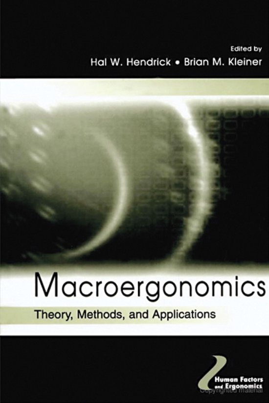 Macroergonomics - cover