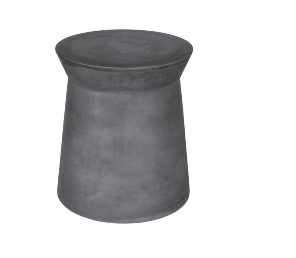 Broste Copenhagen grijze fiberclay kruk sokkel voor binnen en buiten 40 x 46 cm