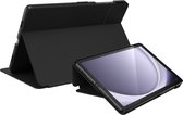 Speck hoesje geschikt voor Samsung Galaxy Tab A9 Plus - Stand functie - Veiligheidskliksysteem - Automatisch aan/uit magneet functie - Gevoerde binnenkant - Microban Antibacterieel - Zwart
