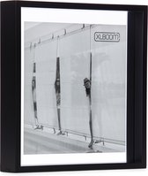XLBoom Square Floating Box Fotolijst - In Hout - Zwart - Fotoformaat 32x32cm