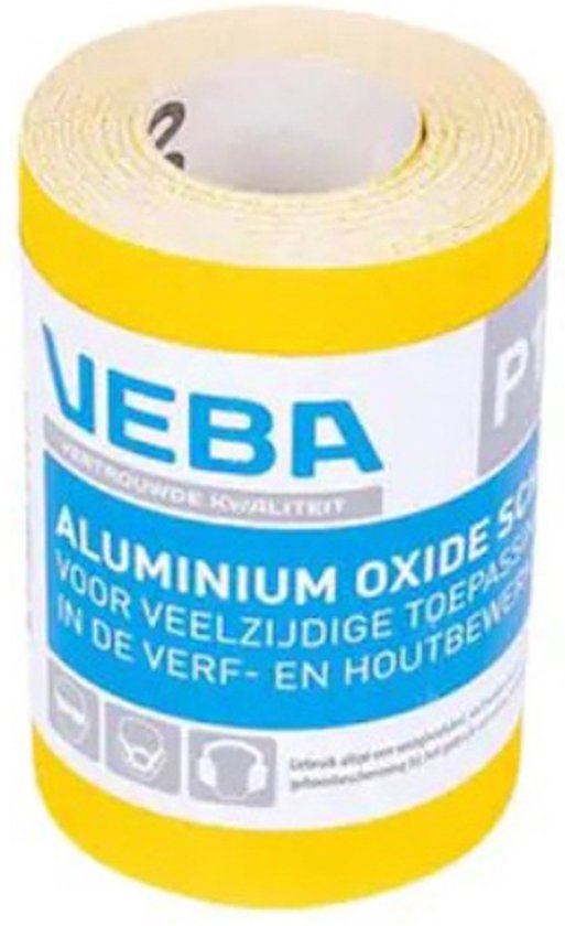 Aluminium oxide rol 95mmx5mtr P100 | bol