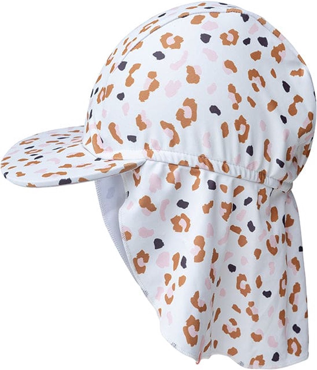 Swim Essentials | Kaki Panterprint UV Zonnepetje 2-4 jaar