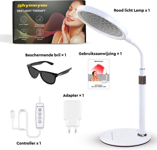 Rode infrarood lichttherapiemat voor het hele lichaam en led-lichttherapiemachine en 2 x gezichtsmasker, 70 * 32 inch* 12, 2320 LED's voor full-body rood lichttherapie mat thuis