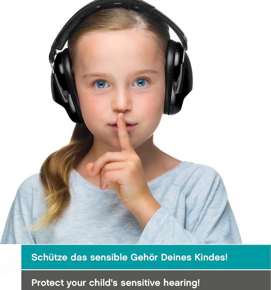 ProCase Gehoorbescherming voor kinderen, geluidsisolatie, hoofdtelefoon