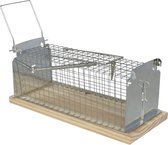 Alma Garden Piège à souris/piège à rats respectueux des animaux - 1x pièce - argent - métal - 29 x 12 cm