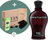 Devoted Creations ® Infatuated - Zonnebankcreme - Zonnebankcremes - Zonnebank creme - Met Bronzer - Incl. Exclusieve Tan Obsession Giftbox - 360 ML