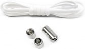 Hypify - Elastische Veters met lock gesp - Wit - No Tie - Schoenveters