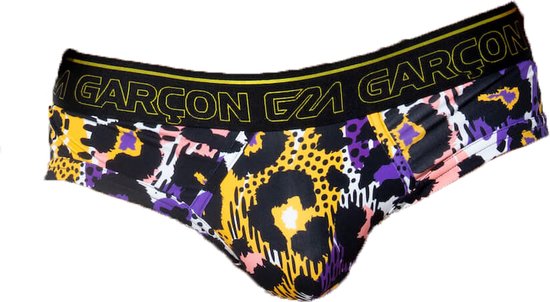 Garçon Purple Jaguar Brief - MAAT M - Heren Ondergoed - Slip voor Man - Mannen Slip